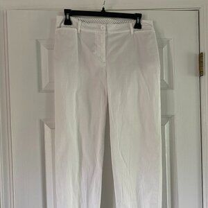 Like New Talbots White Crop Pants Size 2